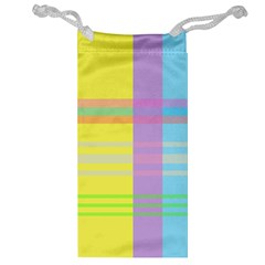 Easter Background Easter Plaid Jewelry Bag