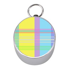 Easter Background Easter Plaid Mini Silver Compasses