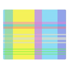 Easter Background Easter Plaid Double Sided Flano Blanket (Large) 