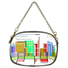 Business Finance Statistics Graphic Chain Purse (two Sides) by Simbadda