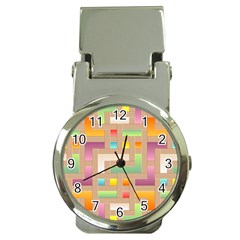 Abstract Background Colorful Money Clip Watches by Simbadda