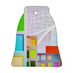 City Modern Business Skyscrapers Ornament (Bell)