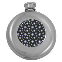 Seamless Pattern Seamless Design Round Hip Flask (5 Oz)