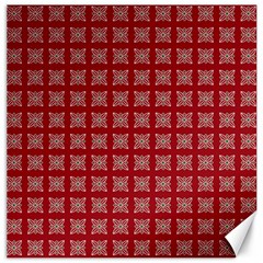 Christmas Paper Wrapping Paper Canvas 16  X 16  by Simbadda