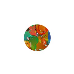 Background Colorful Abstract 1  Mini Magnets by Simbadda