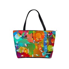 Background Colorful Abstract Classic Shoulder Handbag by Simbadda