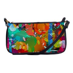 Background Colorful Abstract Shoulder Clutch Bag