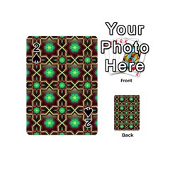 Pattern Background Bright Brown Playing Cards 54 Designs (mini) by Simbadda