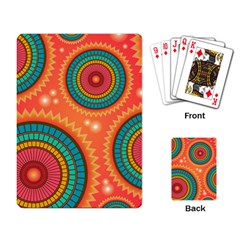 Background Texture Mosaic Playing Cards Single Design (rectangle) by Simbadda