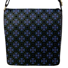 Pattern Design Shapes Flap Closure Messenger Bag (s)