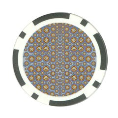 Florals Striving To Be In The Hole World As Free Poker Chip Card Guard by pepitasart