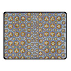 Florals Striving To Be In The Hole World As Free Double Sided Fleece Blanket (small)  by pepitasart