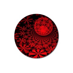 Fractals Fantasy Image Art Magnet 3  (round) by Simbadda