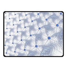 Fractal Art Artistic Pattern Fleece Blanket (small) by Simbadda