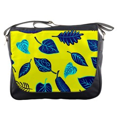 Leaves Pattern Picture Detail Messenger Bag by Simbadda