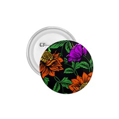 Floral Background Drawing 1.75  Buttons