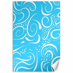 Scribble Reason Design Pattern Canvas 24  X 36  by Simbadda