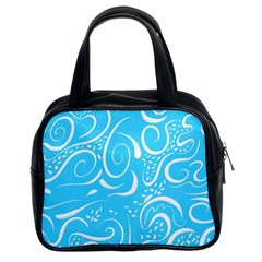 Scribble Reason Design Pattern Classic Handbag (two Sides) by Simbadda