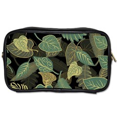 Autumn Fallen Leaves Dried Leaves Toiletries Bag (one Side) by Simbadda