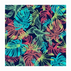 Leaves Tropical Picture Plant Medium Glasses Cloth (2 Sides) by Simbadda