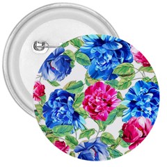 Flowers Floral Picture Flower 3  Buttons by Simbadda