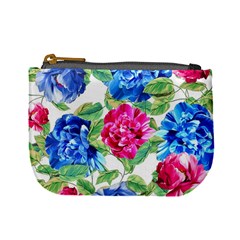Flowers Floral Picture Flower Mini Coin Purse by Simbadda