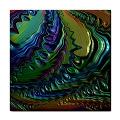 Fractal Art Background Image Tile Coasters