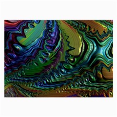 Fractal Art Background Image Large Glasses Cloth (2 Sides)