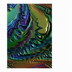 Fractal Art Background Image Small Garden Flag (Two Sides)