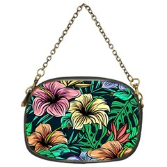 Hibiscus Flower Plant Tropical Chain Purse (one Side) by Simbadda