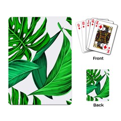 Leaves Tropical Monstera Summer Playing Cards Single Design (rectangle)