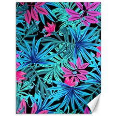 Leaves Picture Tropical Plant Canvas 36  X 48  by Simbadda