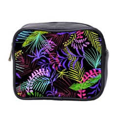 Leaves Nature Design Plant Mini Toiletries Bag (two Sides)