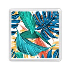 Leaves Tropical Summer Exotic Memory Card Reader (square) by Simbadda