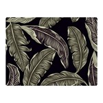 Jungle Leaves Tropical Pattern Double Sided Flano Blanket (Mini)  35 x27  Blanket Front