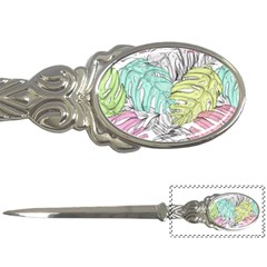 Leaves Tropical Plant Summer Letter Opener by Simbadda