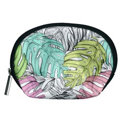 Leaves Tropical Plant Summer Accessory Pouch (medium) by Simbadda