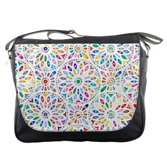 Boho Flowers Messenger Bag