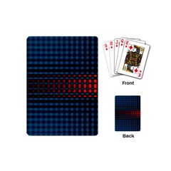 Signal Background Pattern Light Texture Playing Cards Single Design (mini)