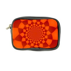 Fractal Artwork Abstract Background Orange Coin Purse