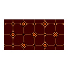 Background Pattern Design Geometric Brown Satin Wrap