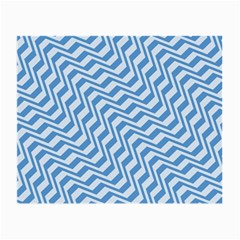 Geometric Blue Shades Diagonal Small Glasses Cloth (2 Sides) by Bajindul