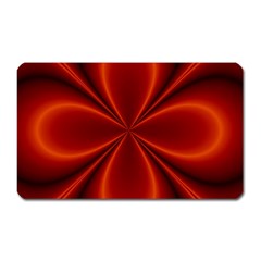 Abstract Background Design Red Magnet (rectangular)