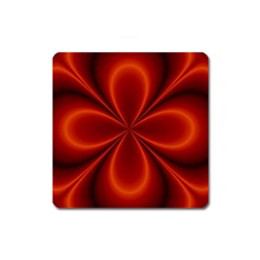 Abstract Background Design Red Square Magnet