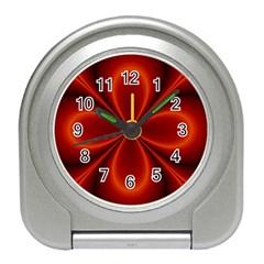 Abstract Background Design Red Travel Alarm Clock