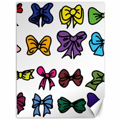 Bows Cartoon Ribbon Canvas 36  X 48  by Bajindul