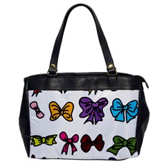 Bows Cartoon Ribbon Oversize Office Handbag by Bajindul