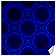 Abstract Background Design Blue Black Canvas 20  X 20 