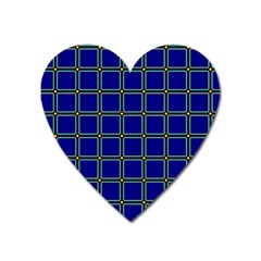 Background Pattern Design Geometric Heart Magnet