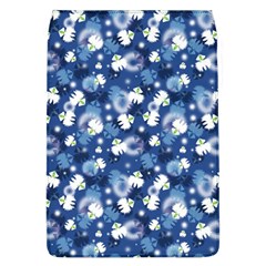 White Flowers Summer Plant Removable Flap Cover (l)